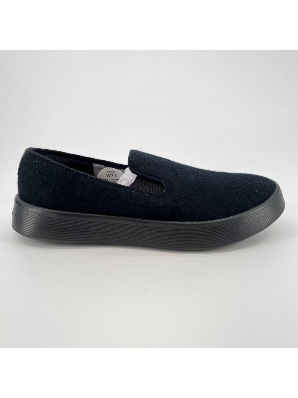 Allbirds Wool Cruiser Slip-On Womens Size 7.5 Blue Black Casual Shoes Sneakers